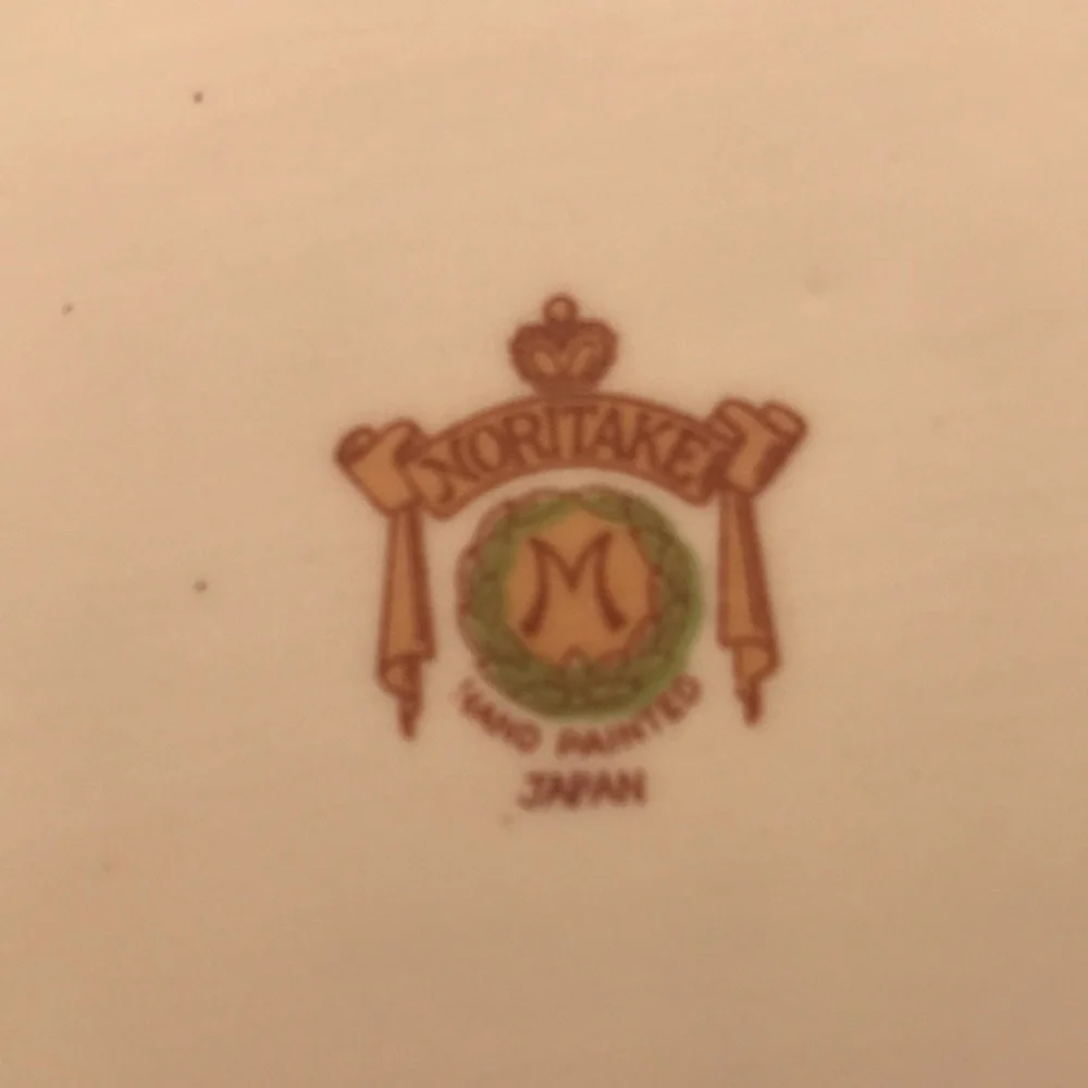 Set of 4 Vintage (1930s)‎ Noritake Snack Plates